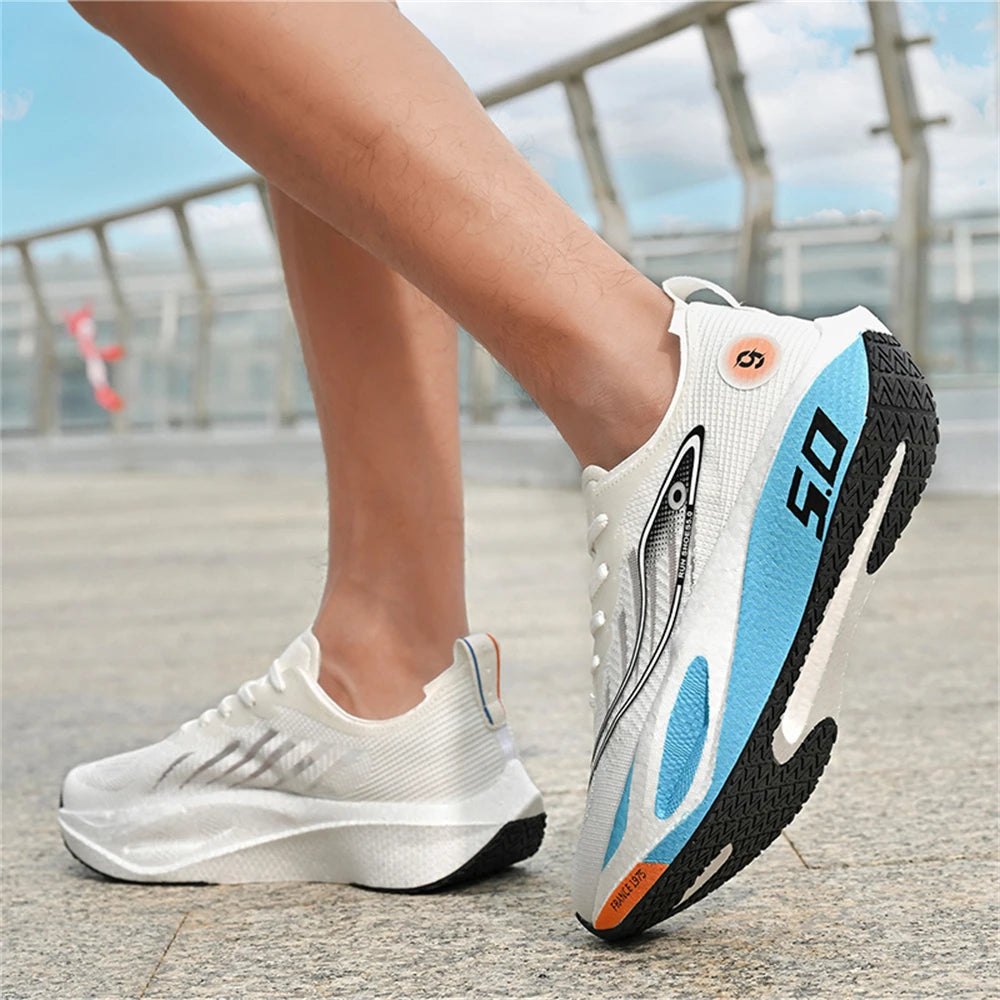 New Sports Shoes for Men&Women, Running Sneakers, Carbon Plate, Male Marathon Racing, Shock-absorbing, Athletics Training Shoes