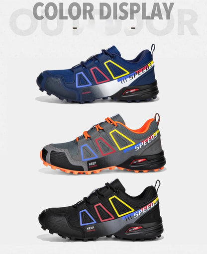 Zapatillas de senderismo impermeables para hombre, zapatillas resistentes al desgaste para actividades al aire libre, zapatillas de senderismo de piel, de caza y deportivas tácticas para hombre