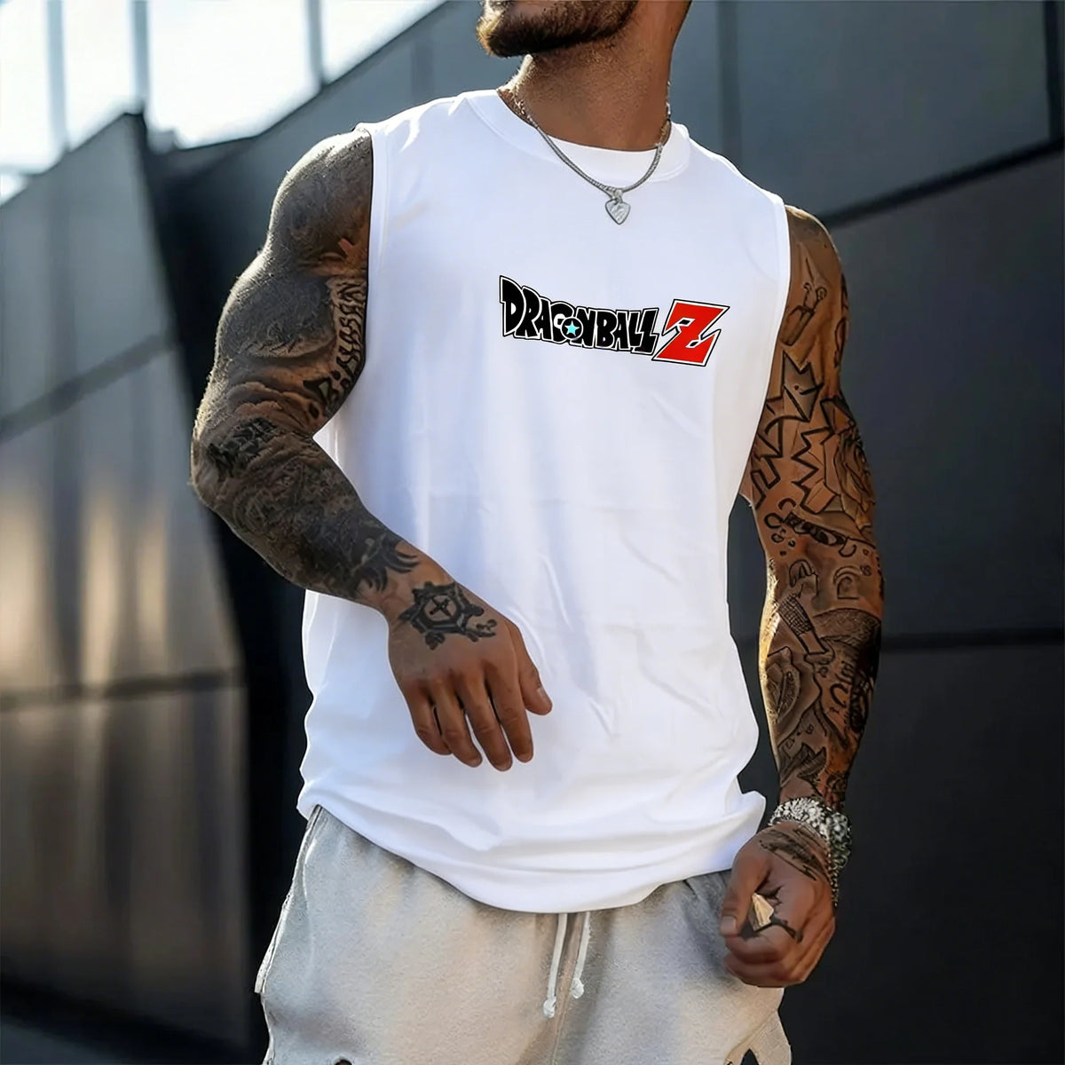 Anime Super Saiyan Son Goku Dragon Ball Gym Novi Harajuku Ljetni Muški Majica Bez Rukava Fitness Prevelika Neformalna Sportska Majica Bez Rukava Y2k