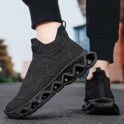Heren sportschoenen Ultralichte modieuze instapschoenen voor dagelijks wandelen en joggen in de buitenlucht Ademende mesh Comfortabele casual schoenen voor heren