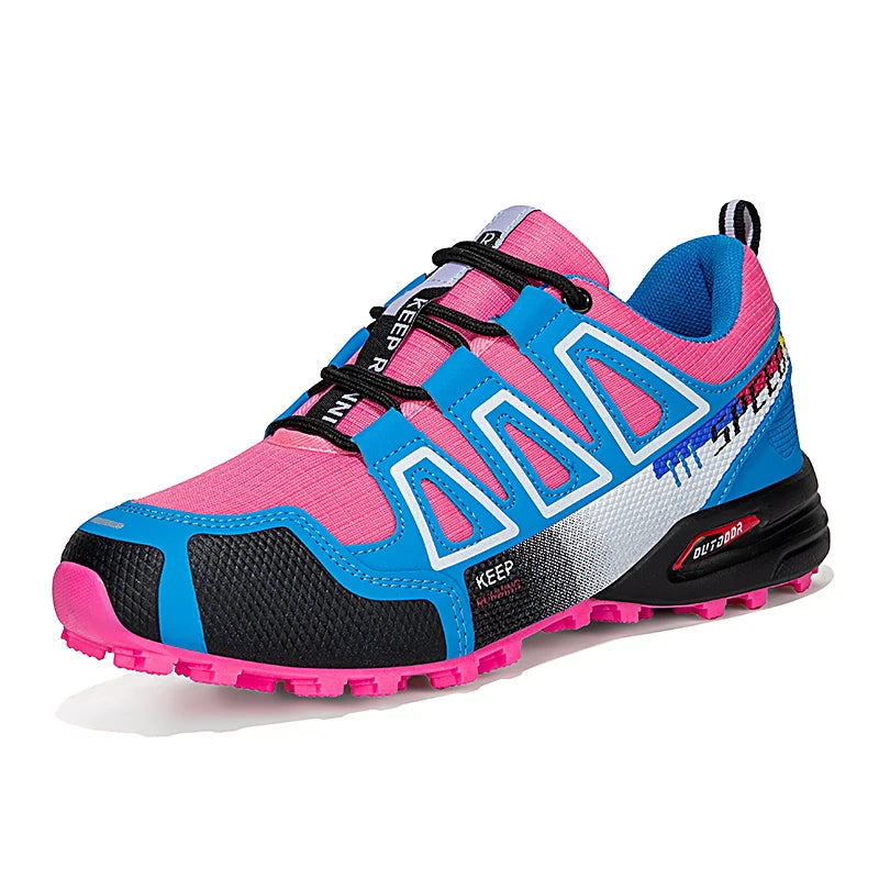 Men's Hiking Shoes Outdoor Sports Lace-Up Hiking Shoes Women's Hiking Sports Non-slip Hunting Tactical Sports Shoes