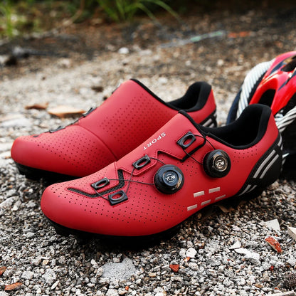 Scarpe da ciclismo di alta qualità da uomo SPD autobloccanti per bici da corsa, scarpe sportive da donna MTB da montagna antiscivolo 36-47