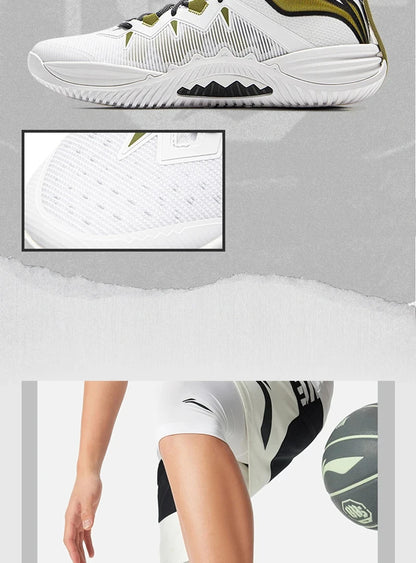 Pánske outdoorové basketbalové topánky Li-Ning BADFIVE STORM s tlmením BOOM a technológiou TUFF OS – športové tenisky LiNing ABFV017