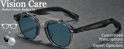 CATERSIDE New Fashion Punk Men Sunglasses Frame Square Personalized Design Sun Glasses Women Travel Party Business Festival Gift
