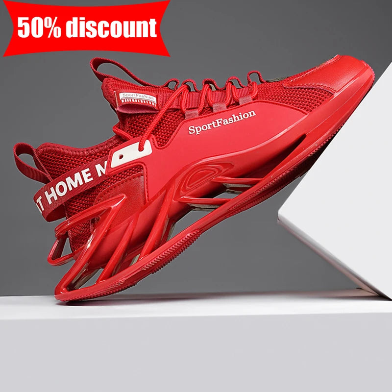 Mens Running Shoes New Mesh Breathe Sole Anti Slip Wear Resistant Daily Sports Trendy Fashion Casual Sneakers for Men