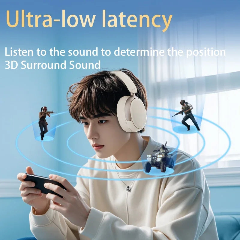 Acer ANC FIHI casque Bluetooth 5.4 48dB suppression du bruit hi-res Audio spatial écouteur avec LDAC sur l'oreille casque sans fil