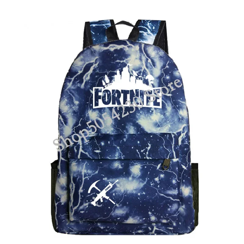 Fortnite Children's Backpack Large Capacity Bolsa Escolar High Quality Waterproof Men Women Victory Game Stationary Kid Rucksack