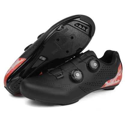 Profesjonalne męskie buty do kolarstwa szosowego, buty rowerowe SPD, podeszwa MTB, płaskie, wyścigowe, szybkie, do jazdy w terenie, obuwie rowerowe górskie, pedały sportowe