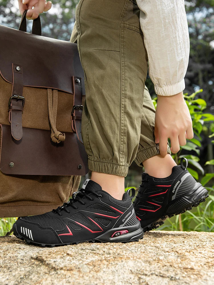 Men's Hiking Shoes Waterproof All-Terrain Outdoor Sneakers Non-Slip for Trekking Camping Tactical Training  Outdoor Cycling