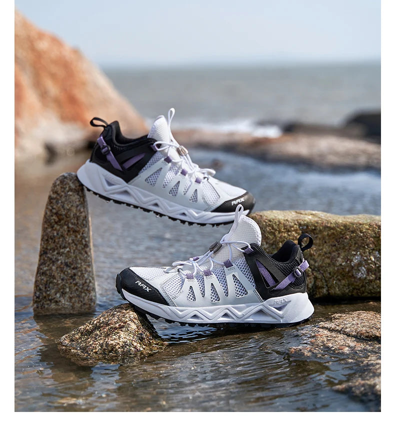 RAX Nye vandresko til mænd og kvinder til sommeren – åndbare Upstream-sko, trekking- og vandsko til udendørs brug, fiskeri og camping – sneakers til mænd
