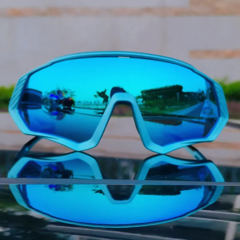 Kapvoe Herren-Marken-Angelbrille, Mountainbike- und Radfahrbrille, Damen-Rennradbrille, Fahrradbrille, Radsportbrille, Oculos Ciclismo