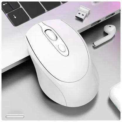Bluetooth-Compatible Wireless Mouse 2.4G Rechargeable Wireless Computer Mouse USB Silent Gamer Mice for PC Laptop Macbook Tablet