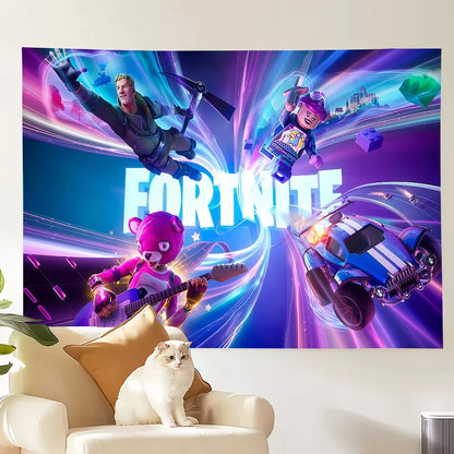 Game F-Fortnite flag Decoration Art Picnic Party Home Hanging Camping Outdoor Party Banner