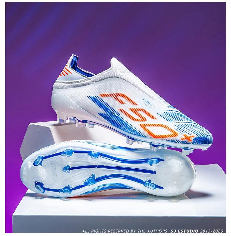 Men's Soccer Shoes Grass Football Boots Ultralight Sport Comfortable Indoor Cleats Non Slip Fg Turf Futsal Adult Non-Slip