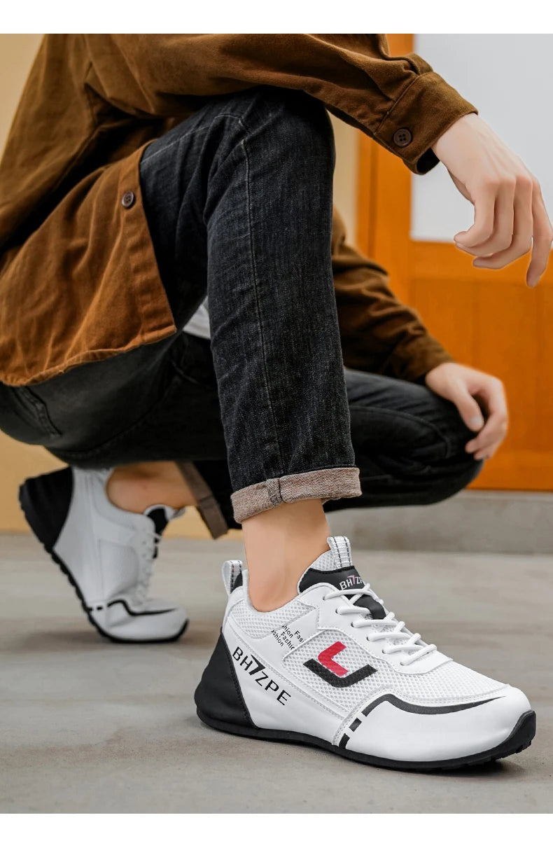Brand protection 2026 new men's lightweight non-slip breathable wear-resistant running sports fashion versatile casual shoes