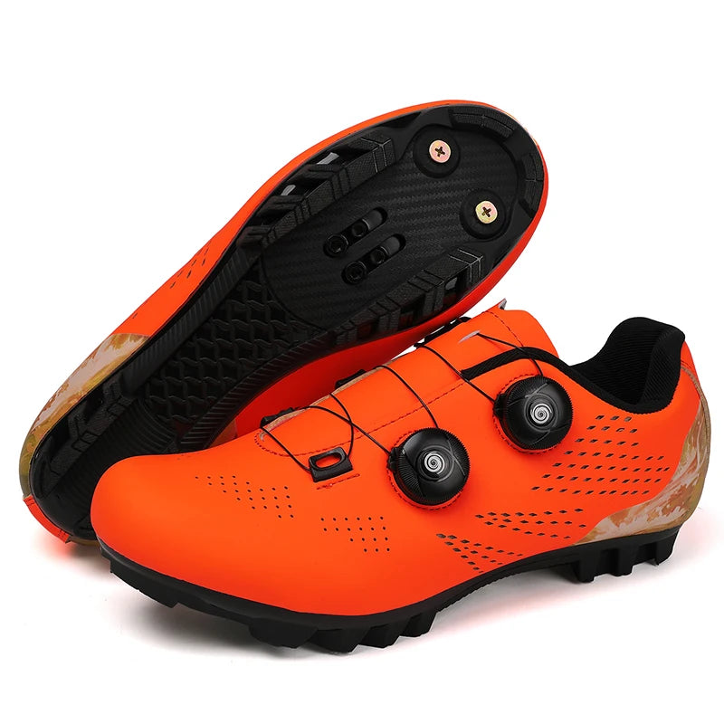 Profesjonalne męskie buty do kolarstwa szosowego, buty rowerowe SPD, podeszwa MTB, płaskie, wyścigowe, szybkie, do jazdy w terenie, obuwie rowerowe górskie, pedały sportowe