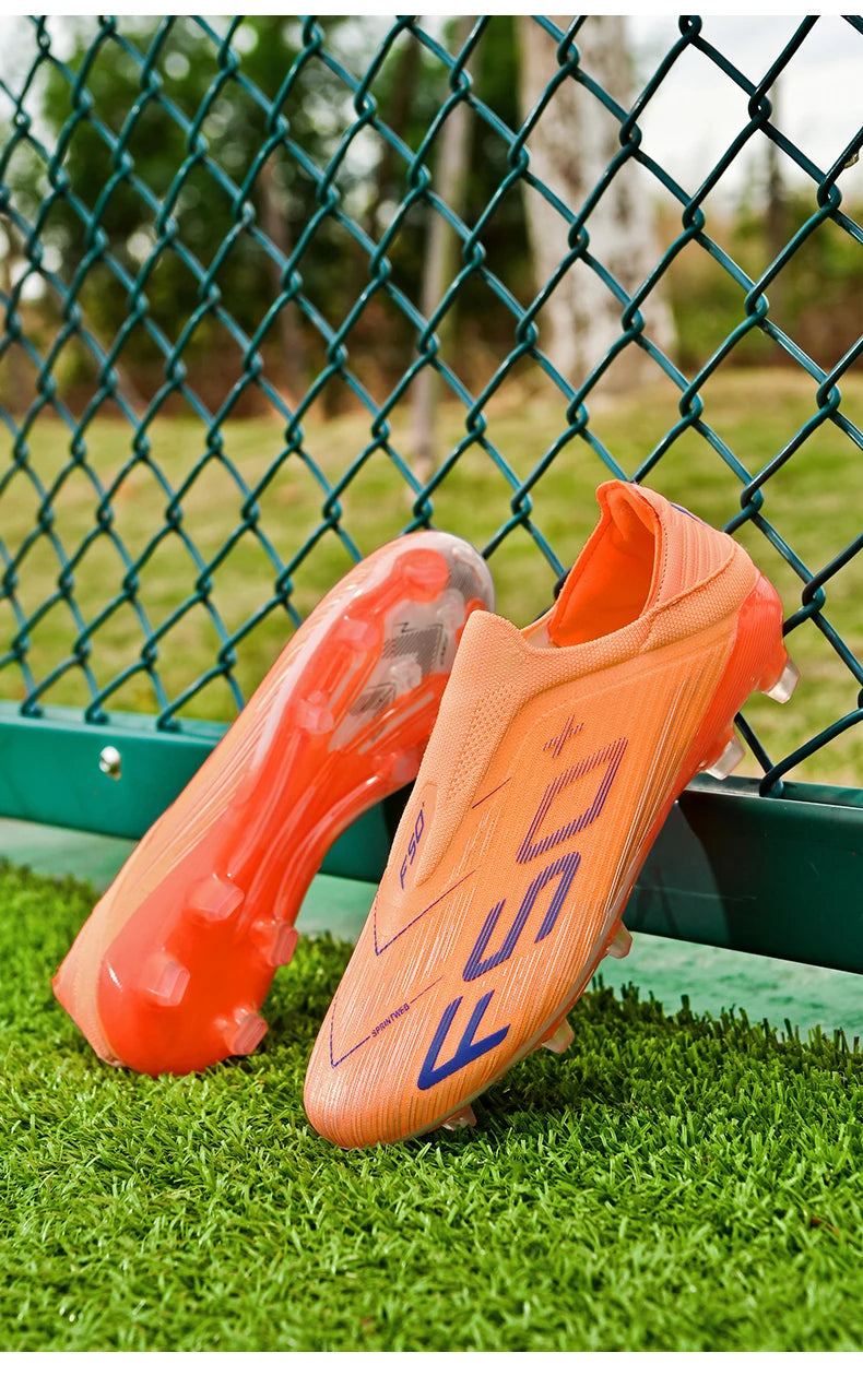 New Men's Soccer Shoes Match Football Boots Sneakers Non-Slip Grass Cleats High-Quality Futsal Indoor Hot-Selling High-Top Outdoor