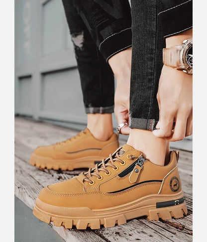 Chaussures de sport décontractées pour homme, pour la randonnée et les activités de plein air, tendance, mode urbaine, confortables, à semelle épaisse