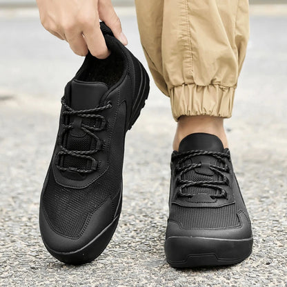 Leisure Walk Men Casual Shoes Fashion Genuine Leather Sneakers Outdoor Male Sports Shoes Non-Slip Walking Shoes Trekking Footwear