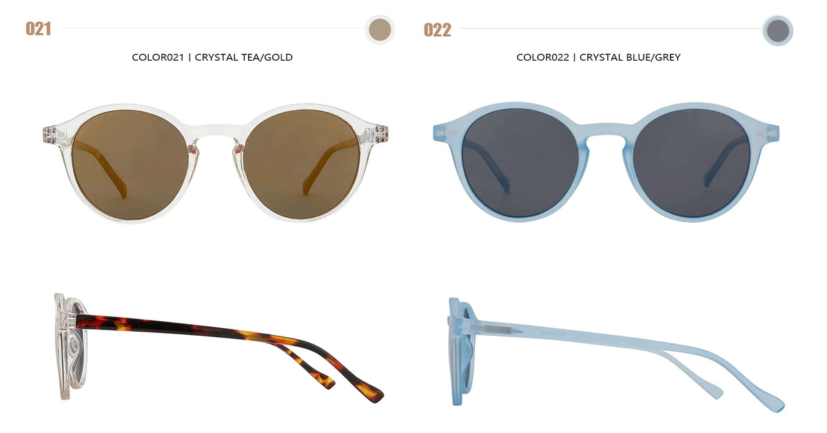 ZENOTTIC (S Size) Retro Circular Polarized Sunglasses 2026 2025 Men Women Vintage Small Round Sun Glasses UV400 Goggles Shades