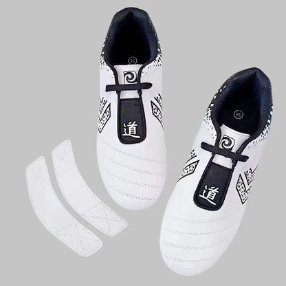 Zapatillas de taekwondo transpirables y resistentes al desgaste, para kickboxing y kung fu. Zapatillas profesionales de taekwondo y artes marciales, para niños y adultos.