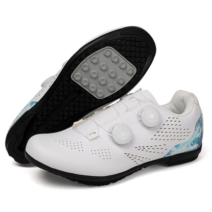 Profesjonalne męskie buty do kolarstwa szosowego, buty rowerowe SPD, podeszwa MTB, płaskie, wyścigowe, szybkie, do jazdy w terenie, obuwie rowerowe górskie, pedały sportowe