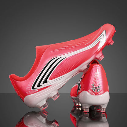 Chaussures de football AG FG pour hommes et femmes, crampons longs offrant une excellente adhérence, empeigne ventilée, crampons de football professionnels et durables.