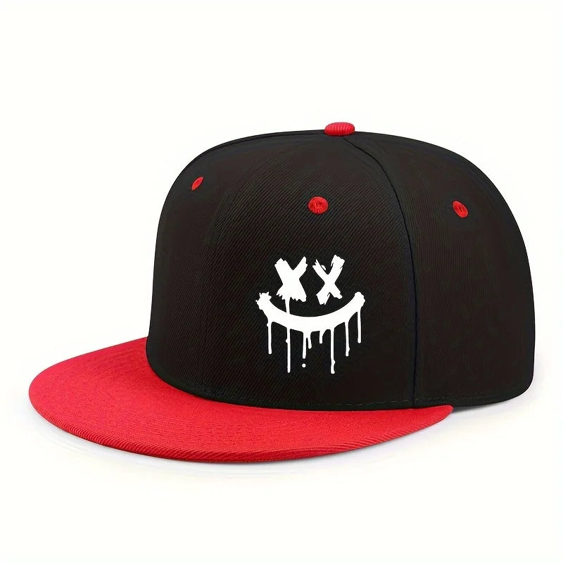 Halloween Themed Outdoor Event Truck Driver Hat Flat Adjustable Brimmed Baseball Caps Unisex Hip-Hop Hats Fashionable Headwear