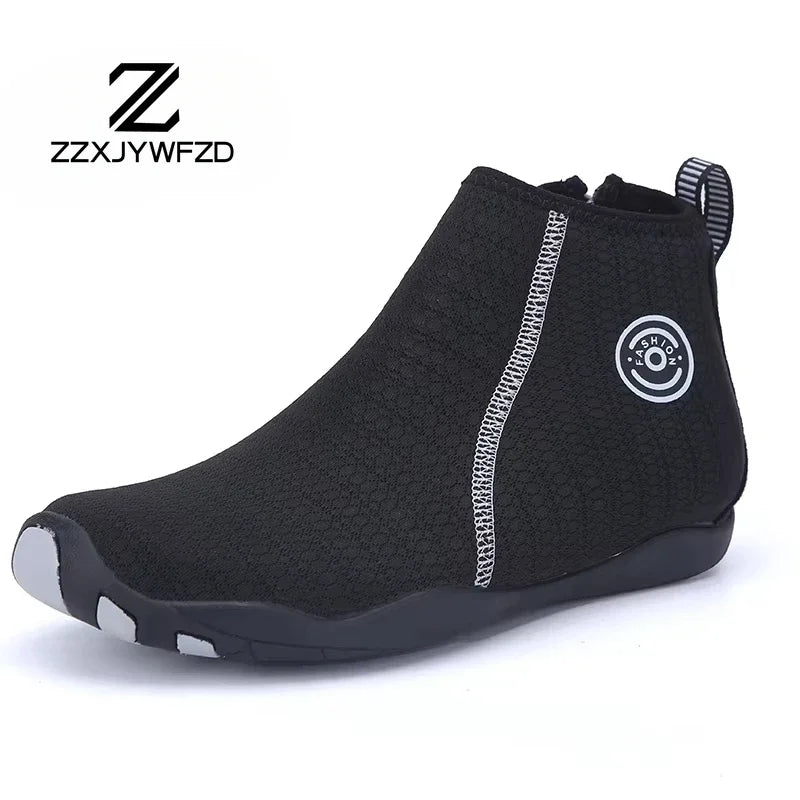 Sapatilhas aquáticas unissexo de cano alto para desporto ao ar livre, caminhada, travessias na água, natação, praia, fitness, mergulho e surf, estilo barefoot