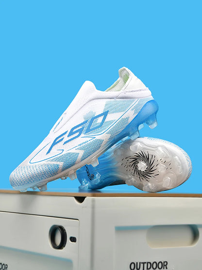 Herren-Fußballschuhe New Society für Rasen, atmungsaktive ultraleichte Outdoor-Sportschuhe für Erwachsene, Fußball-Sneaker für Herren