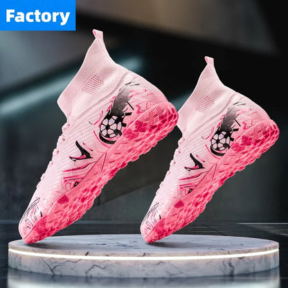 Sapatilhas de futebol profissional para homem, sapatilhas com pitões, sapatilhas de futebol originais, botas para campo de futebol de interior, treino em relva, TF/FG, ténis