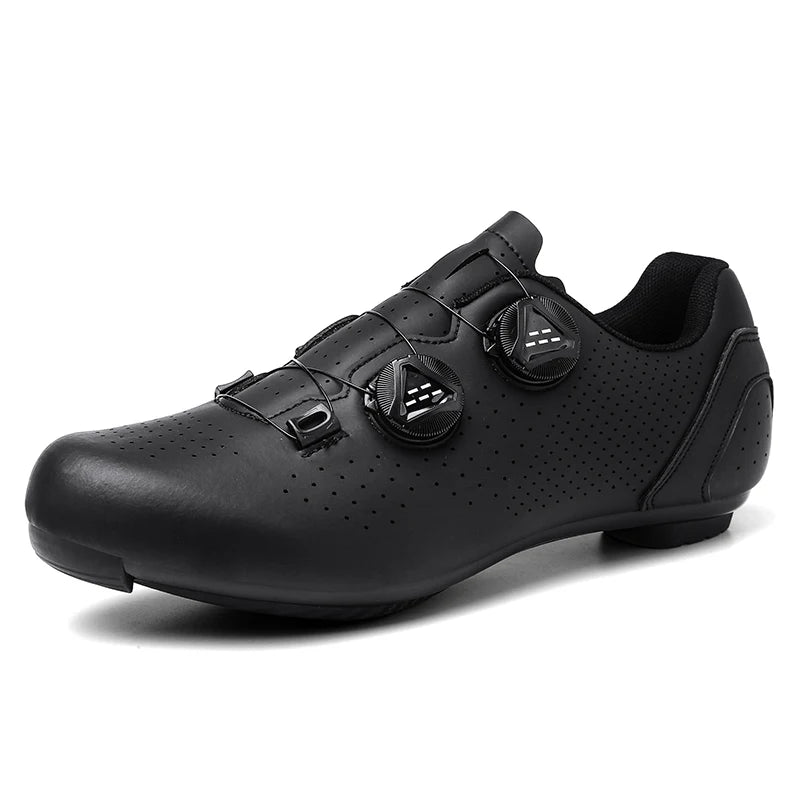 Buty rowerowe MTB dla mężczyzn, sportowe buty do jazdy po bezdrożach i szosie, płaskie buty do szybkiej jazdy na rowerze, obuwie do rowerów górskich z blokami SPD