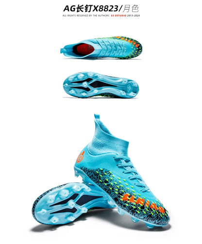 Men Professional Football Shoes Society Cleats Soccer Shoes Original Indoor Football Field Boots Grass Training TF/FG Sneaker