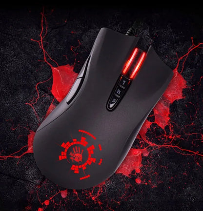 A4Tech Bloody A91 Wired Mouse One-click Instant Macro Io1.1 Macro Drive Optical Engine 8 Programming Macro Gaming Mouse