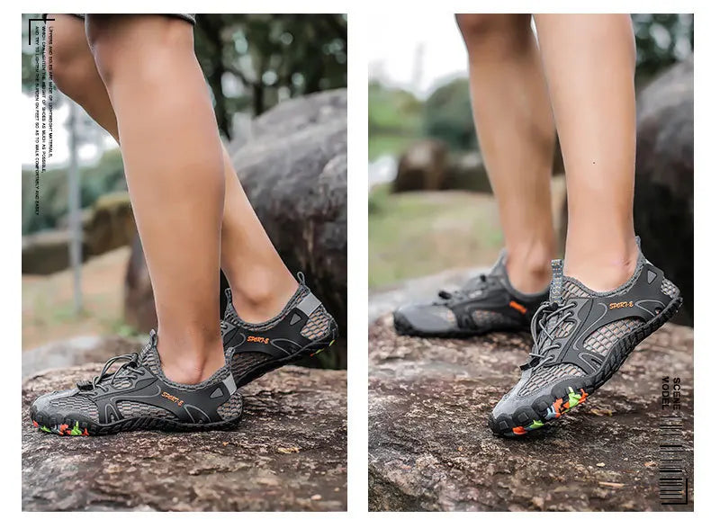 Water Shoes For Men Trekking Hiking Shoes Drainage Beach Aqua Shoe Quick Dry Swim Barefoot Sandal Diving Fishing Surfing Sneaker