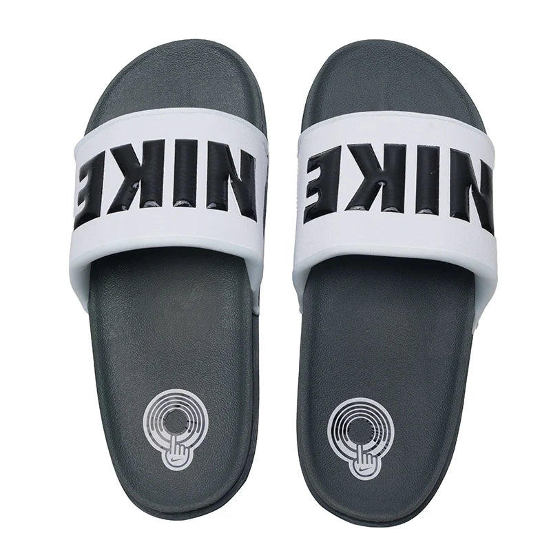 Nike Offcourt Slide herreslippers, komfortable og lette sandaler til indendørs og udendørs brug, udendørs strandsko Bq4639-001