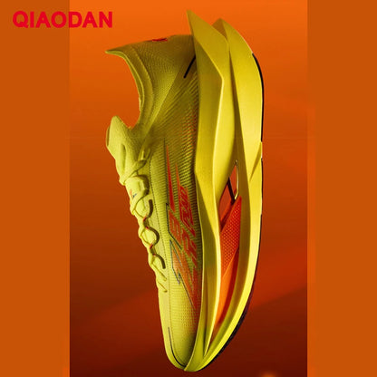 QIAODAN Feiying Plaid 3 Men's Running Shoes 2026 Carbon Plate Marathon Racing Sneakers Lightweight Breathable Shoes QDB023262290