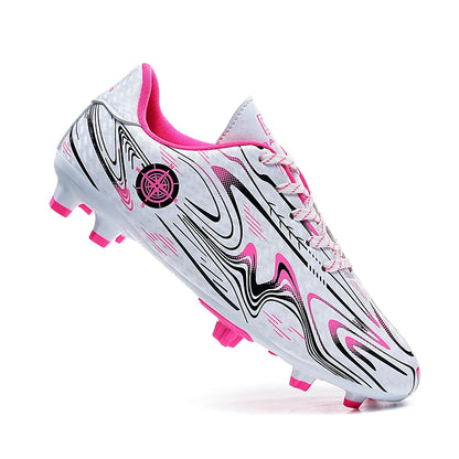 Kids Youth Soccer Cleats Football Shoes Men Non-Slip Breathable Lightweight Training Sneakers Boys Children Football Match Boots