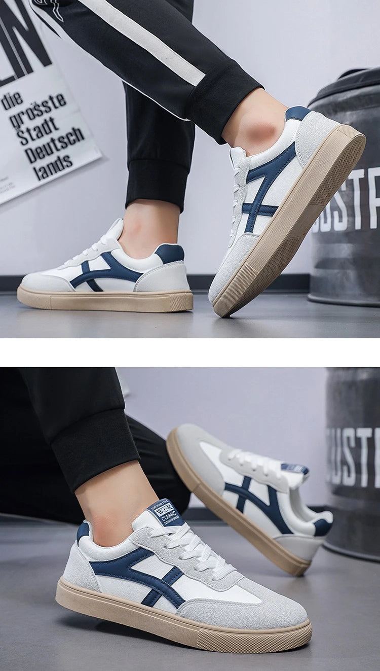 Herren-Freizeitschuhe – Leichte Freizeit- und Outdoor-Wanderschuhe – Sneaker – Rutschfeste flache Herrenschuhe