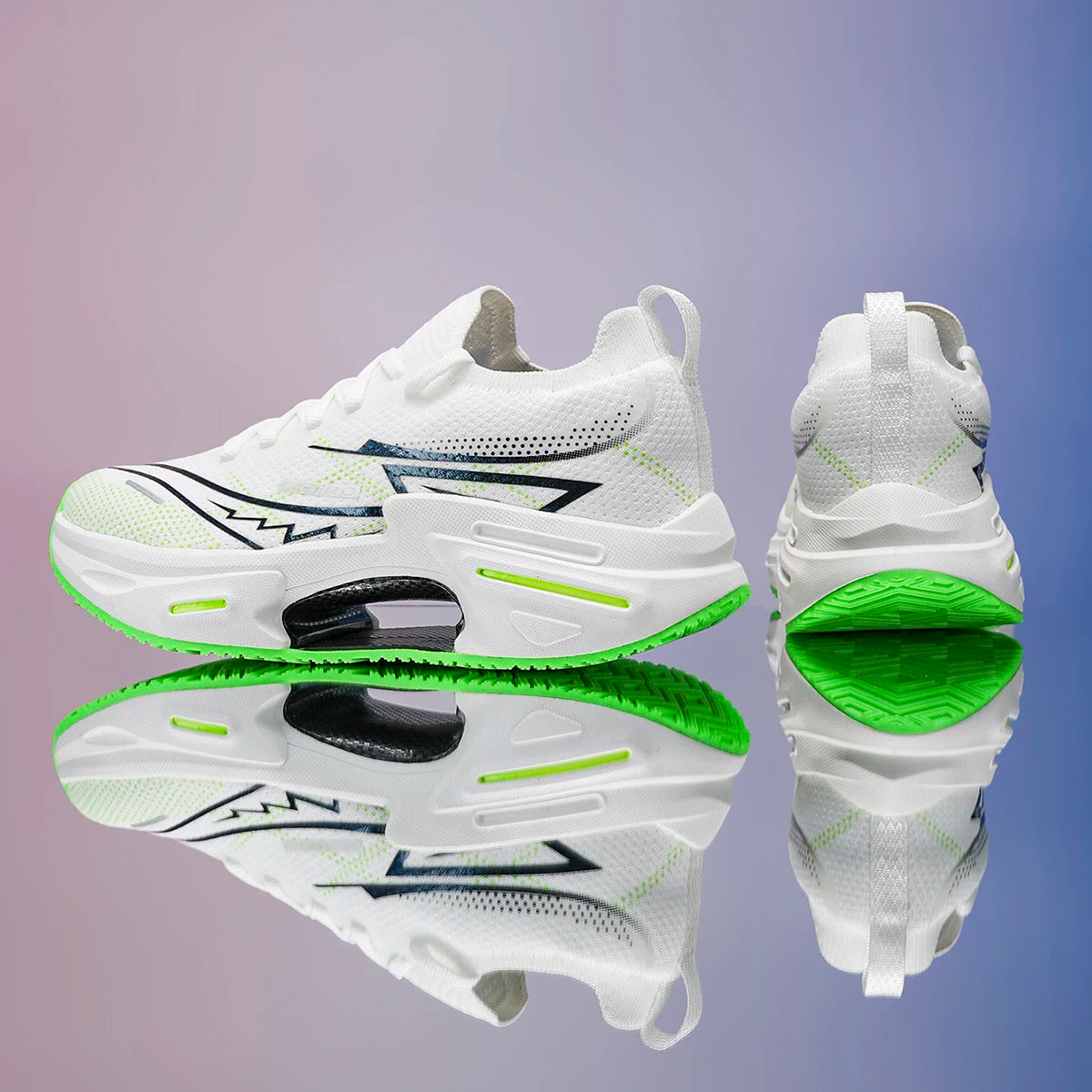 Unisex-Sportschuhe, trendig, atmungsaktives Mesh, weiche Sohle, stoßdämpfend, strapazierfähig, für Teenager, professionelle Laufschuhe für Herren