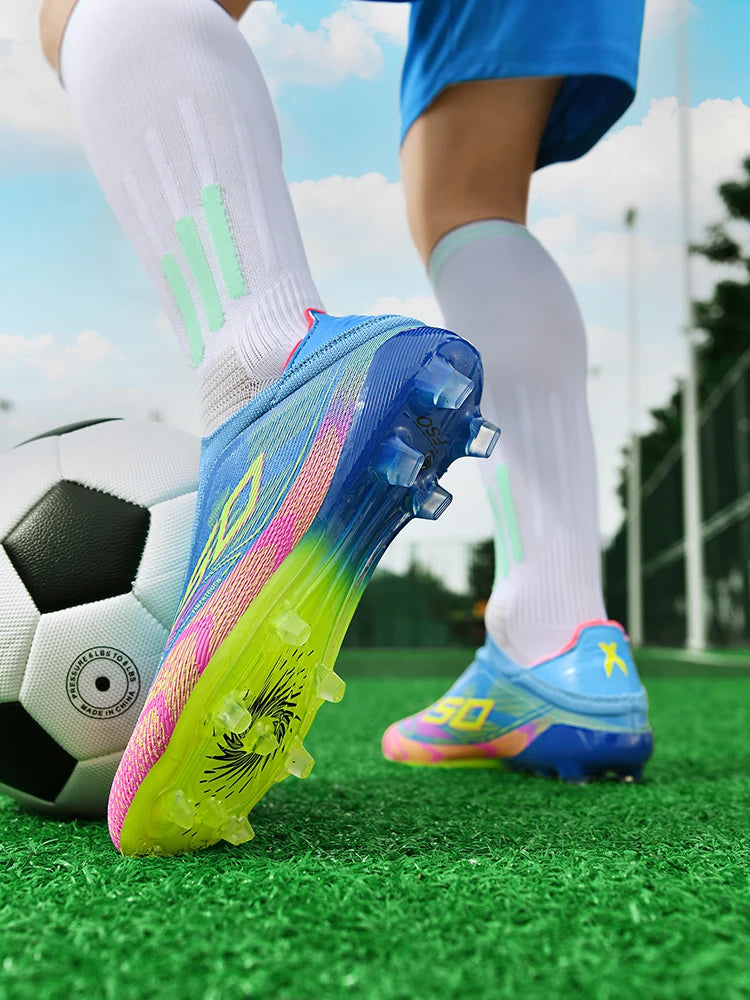 Men's Football Boots New Society Grass Tennis Adult Breathable Ultralight Outdoor Sports Male Soccer Shoes Sneakers Football Shoes