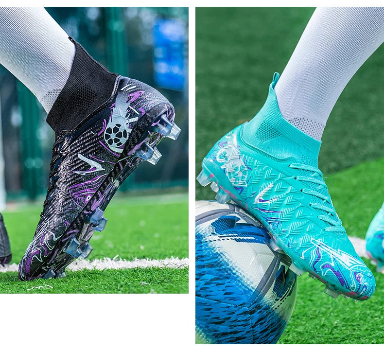 Vyriški profesionalūs futbolo bateliai, neslystantys futbolo bateliai, unisex, kvėpuojantys, futsalo sportiniai, nauji bateliai su spygliais, tiesioginis pristatymas, ultralengvi