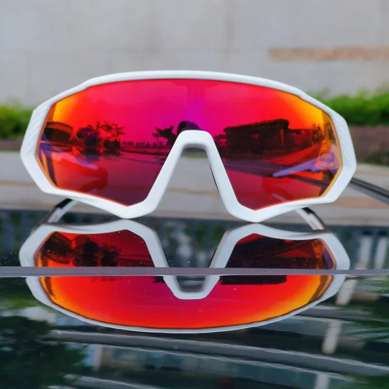 Kapvoe Herren-Marken-Angelbrille, Mountainbike- und Radfahrbrille, Damen-Rennradbrille, Fahrradbrille, Radsportbrille, Oculos Ciclismo