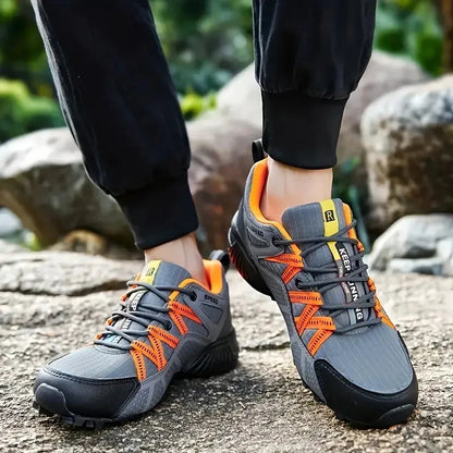Men Hiking Shoes Outdoor Lightweight Camping Travel Shoes Non-Slip Waterproof Women Large Size Tactical Training Sports Shoes