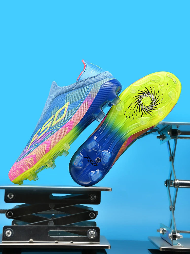 Herren-Fußballschuhe New Society für Rasen, atmungsaktive ultraleichte Outdoor-Sportschuhe für Erwachsene, Fußball-Sneaker für Herren
