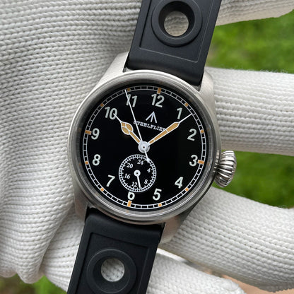 STEELFLIER Official SF746 Luxury Quartz Wristwatch Swiss Luminous VH60 Mute Movement 20Bar Waterproof Multi-time Zone Watches