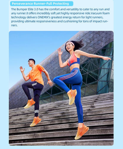ONEMIX Νέα αθλητικά παπούτσια με αντικραδασμική προστασία για άνδρες, κατάλληλα για δρομείς βαρέων αποστάσεων, με κορδόνια, αθλητικά γυναικεία, αντιολισθητικά, για εξωτερική χρήση, ανδρικά αθλητικά παπούτσια