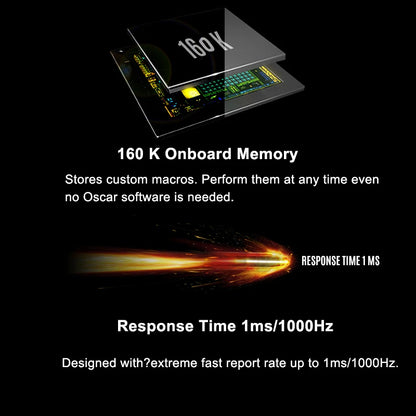 Rato Gaming A4TECH X7 X-710BK Oscar, 2000DPI, 1000HZ, roda 4D, memória integrada de 160K, Oscar Mouse Editor, sem driver