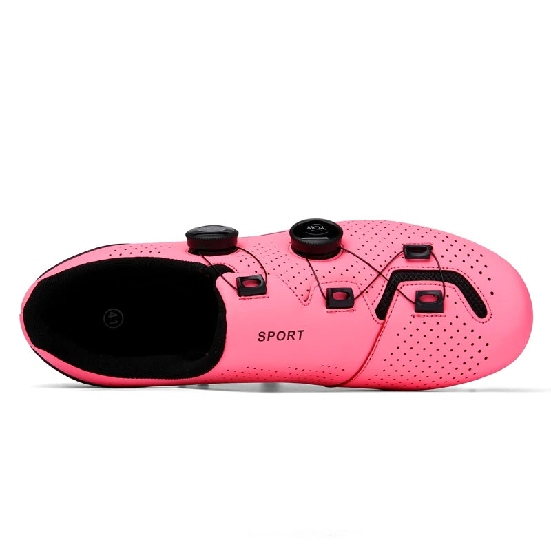 Sapatos de ciclismo para homem: sapatos profissionais de BTT e SPD; sapatos de corrida de montanha; sapatos de ciclismo de estrada SPD para mulher