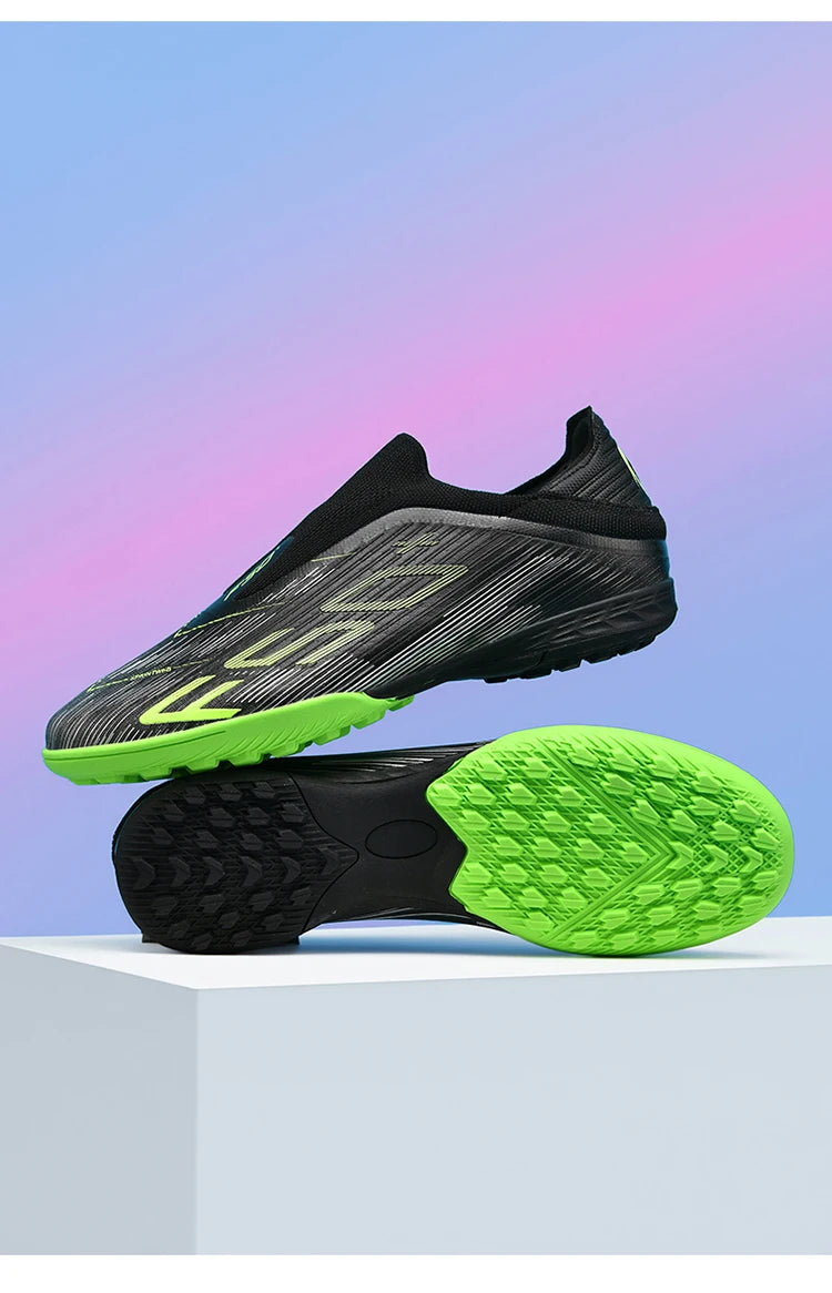 Herren-Fußballschuhe, Rasenstollen, Futsal, bequeme Kunstrasen-Fußballschuhe, Sport, ultraleicht, FG, rutschfest, für den Innenbereich, Erwachsene, rutschfest